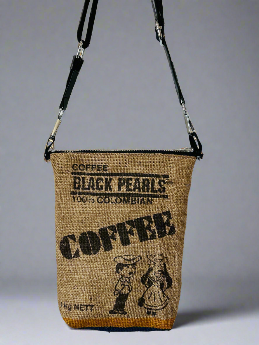 Cross body bag - Black Pearl Coffee