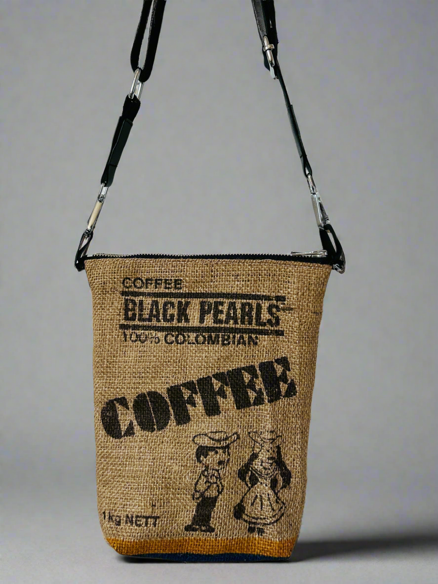 Cross body bag - Black Pearl Coffee