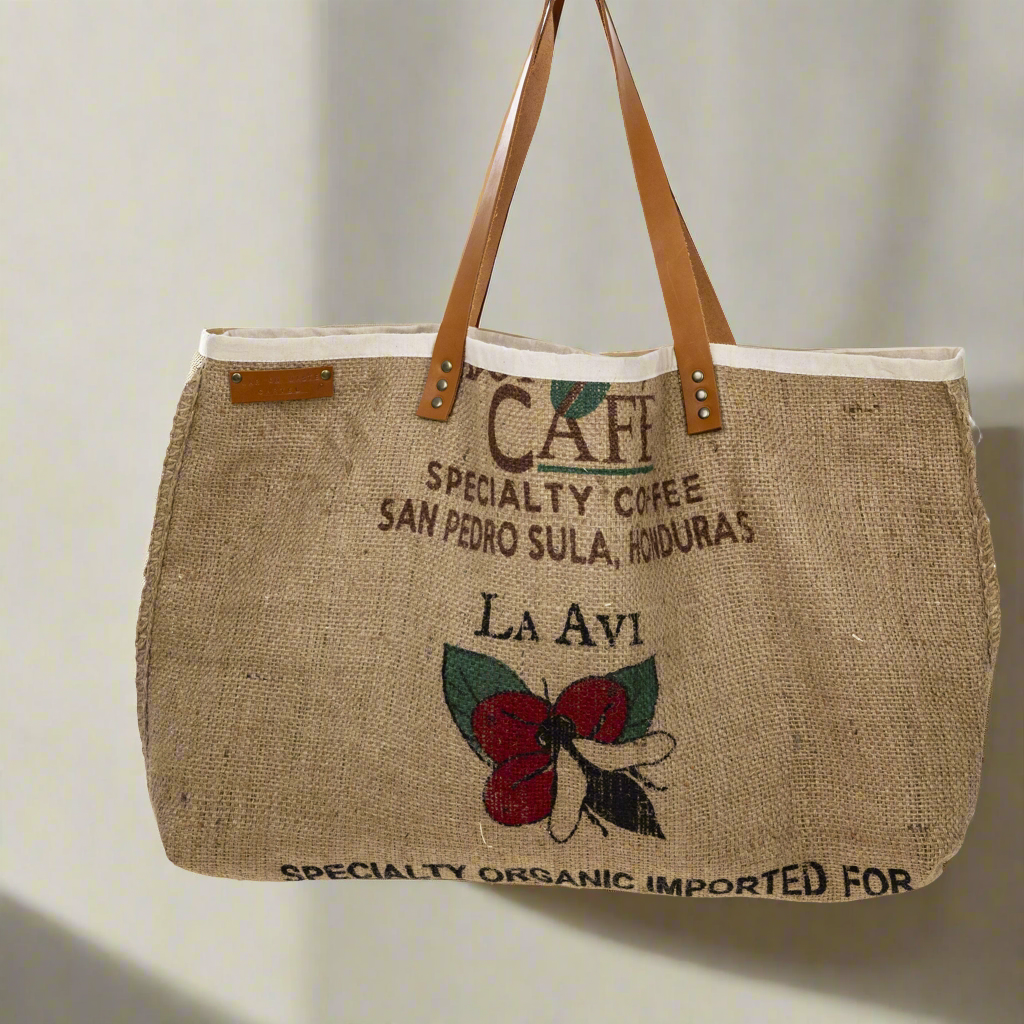 Upcycled Tote Bag | Coffee Cherry | War On Waste Cartel