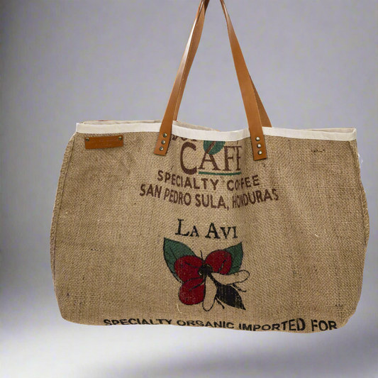 Upcycled Tote Bag | Coffee Cherry | War On Waste Cartel