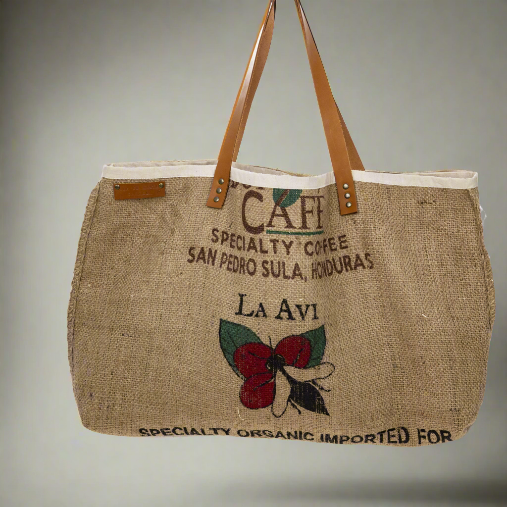 Upcycled Tote Bag | Coffee Cherry | War On Waste Cartel